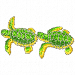 Turtle Embroidery Design 10 Turtle Embroidery Design 10